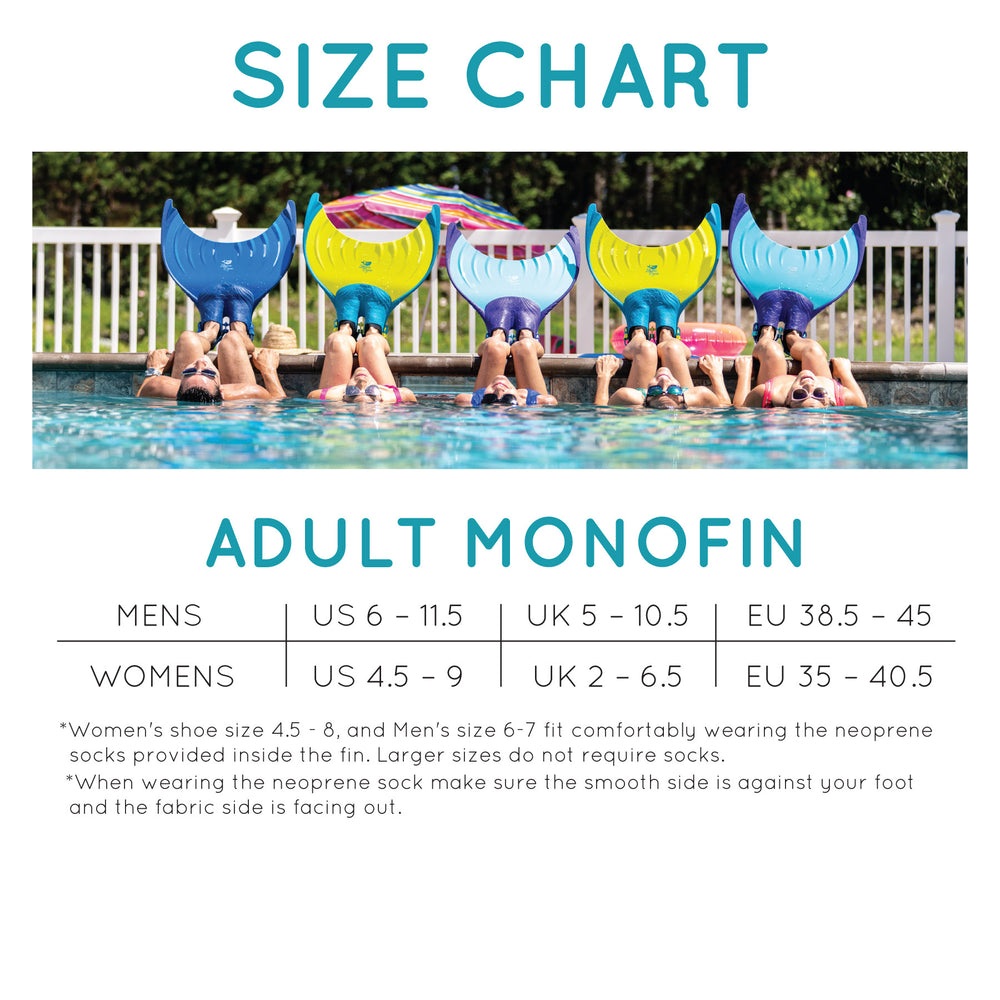 Linden Monofin Body Glove Adult Monofin - Swim Like A Mermaid... Linden Monofin Body Glove Adult Monofin - Swim Like A Mermaid...